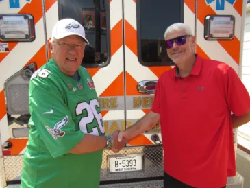 $10K Donation Gives McMechen VFD a Lift